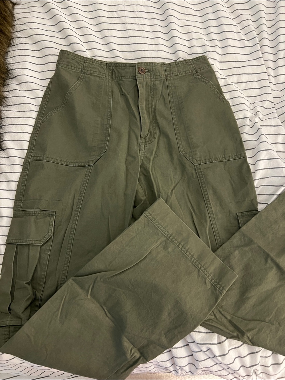 Abercrombie & Fitch Olive Cargo Pants